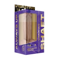 Dong Vibrador Silicona Líquida 7.5" Verde Pino