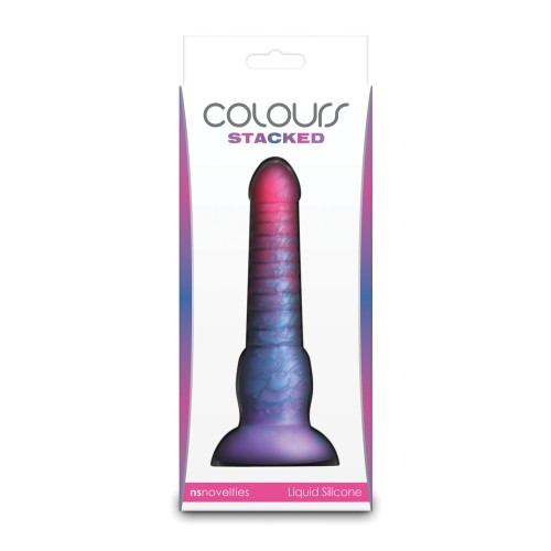 Colors Stacked 6 Dildo Pink Blue