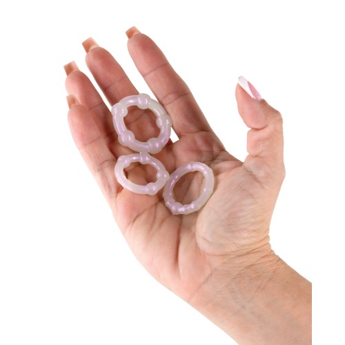 Fantasia Intensity Cock Rings - Pearl