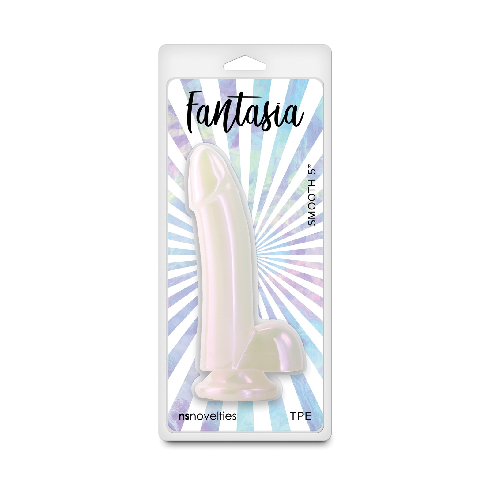 Dildo Fantasia Smooth de 5 Pulgadas Perla