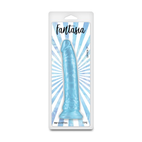 Fantasia Dildo Superior de 7 Pulgadas - Turquesa