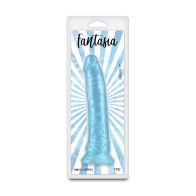 Fantasia Dildo Superior de 7 Pulgadas - Turquesa