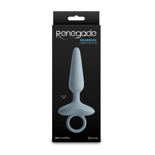 Renegade Maverick Vibrating Anal Plug - Gray