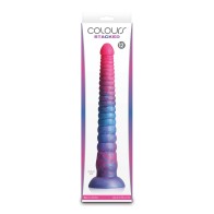 Colours Stacked 12 Inch Dildo Pink Blue