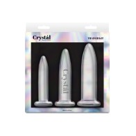 Crystal Anal Trainer Kit Clear 3 pc Set