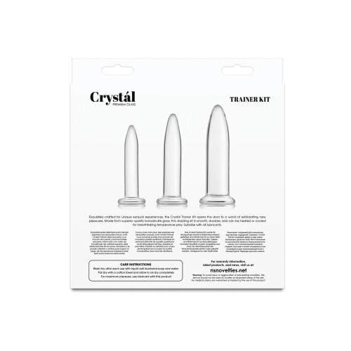 Crystal Anal Trainer Kit Clear 3 pc Set