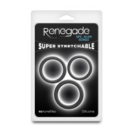 Conjunto de Anillos para el Pene Renegade Slim para Mayor Placer