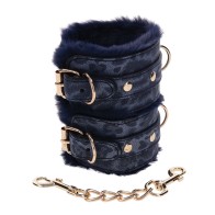 Cougar Fur Handcuffs for Playful Restraint