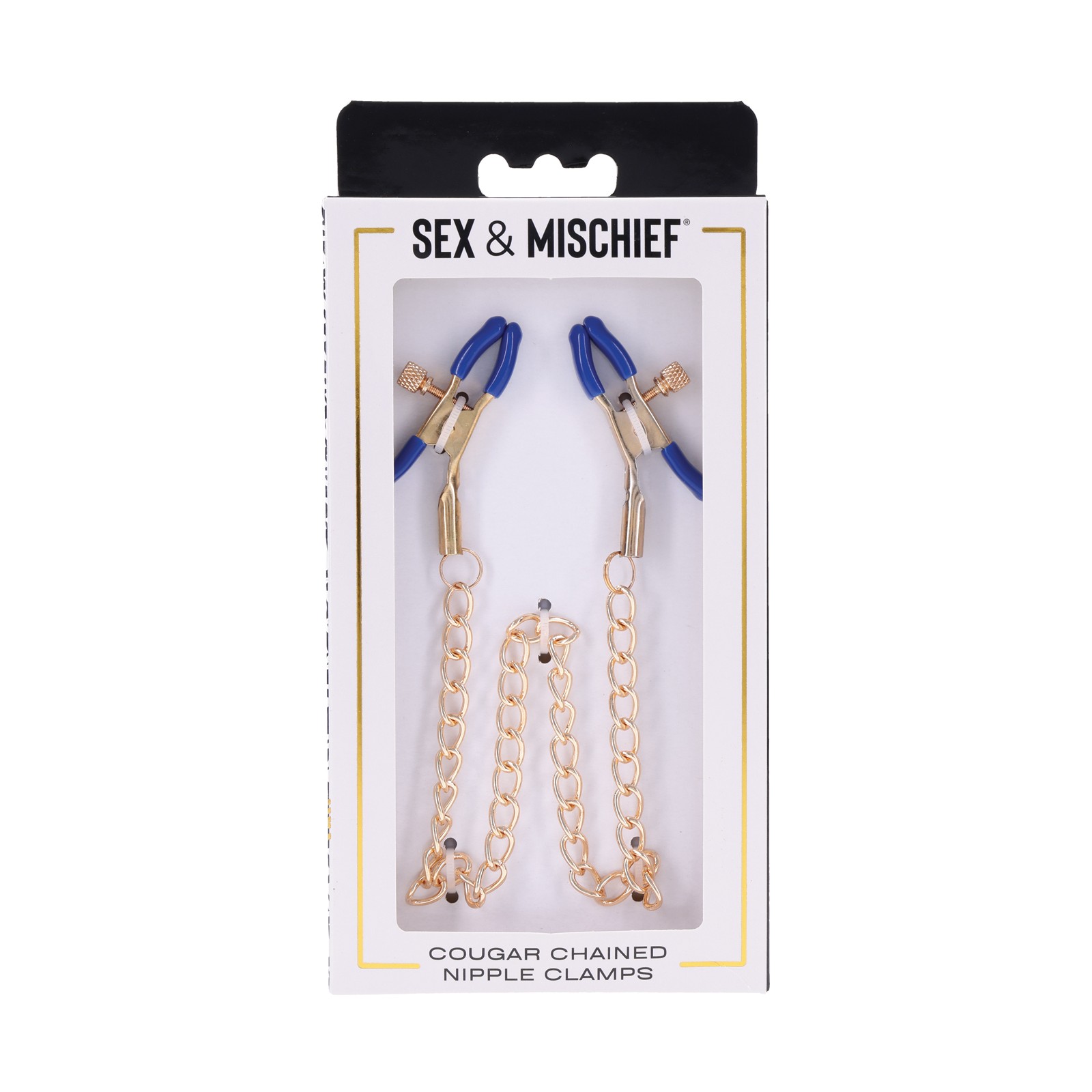 Cougar Chained Nipple Clamps | Luxury BDSM