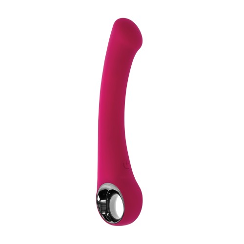 Evolved Pleasure Curve G-Spot Vibrator Burgundy