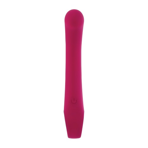 Vibrador Evolved Pleasure Curve para Punto G Burdeos