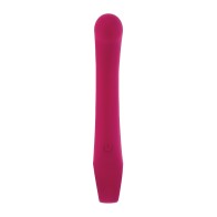 Vibrador Evolved Pleasure Curve para Punto G Burdeos