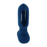 Evolved The Flapper Vibrador y Estimulador Clitorial Control Remoto Azul