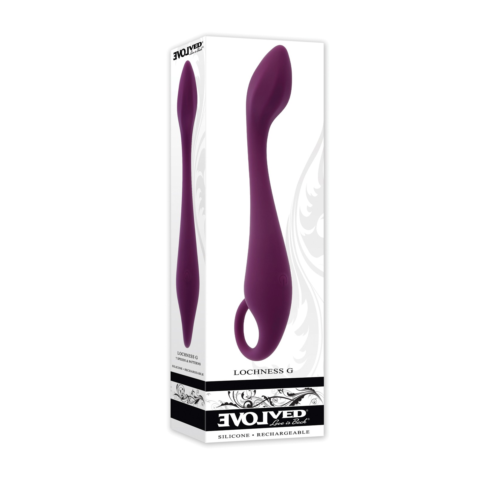 Vibrador G-Punto Evolved Lochness Burdeos