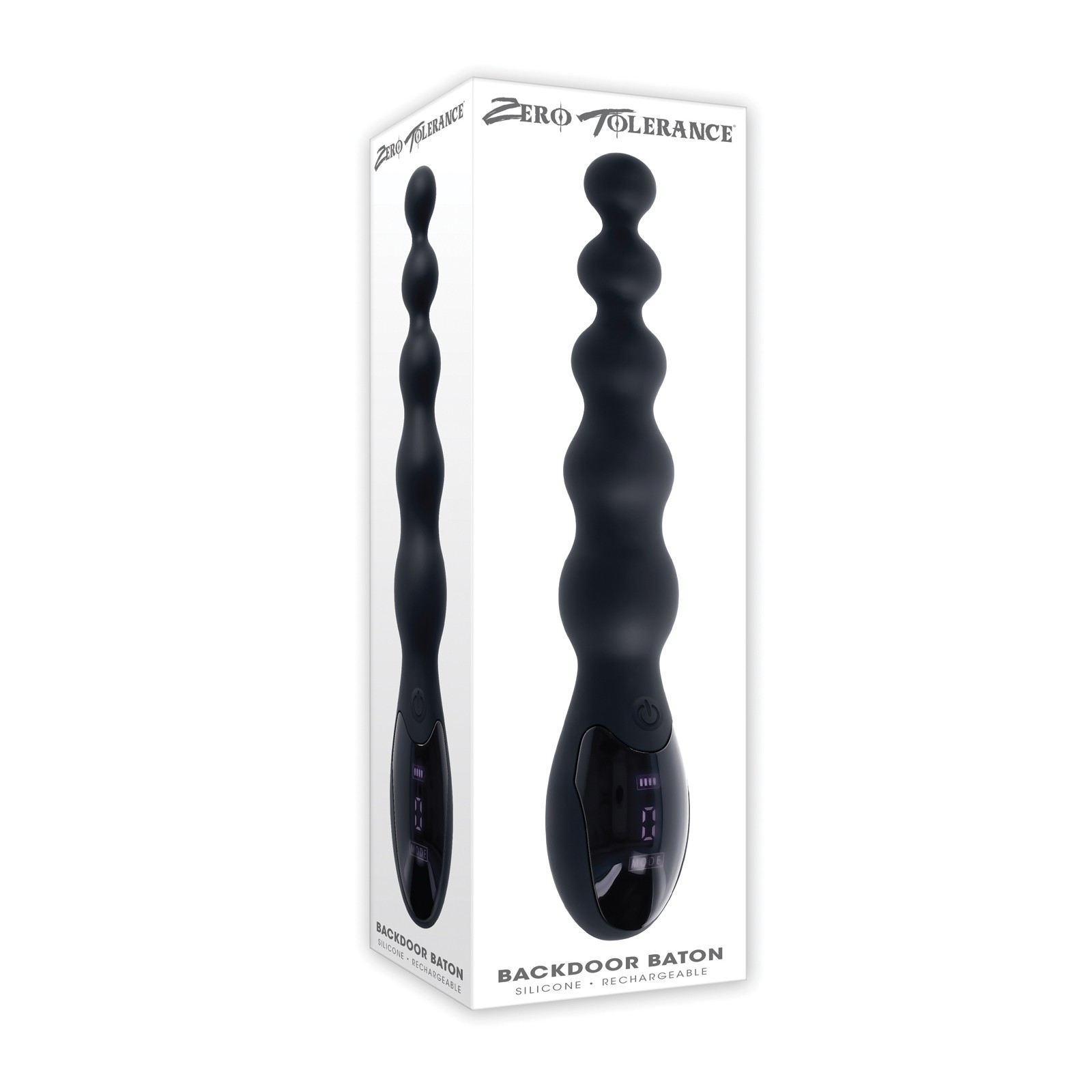 Vibrador Anal Beaded Baton Backdoor - Negro