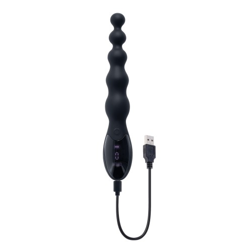 Vibrador Anal Beaded Baton Backdoor - Negro