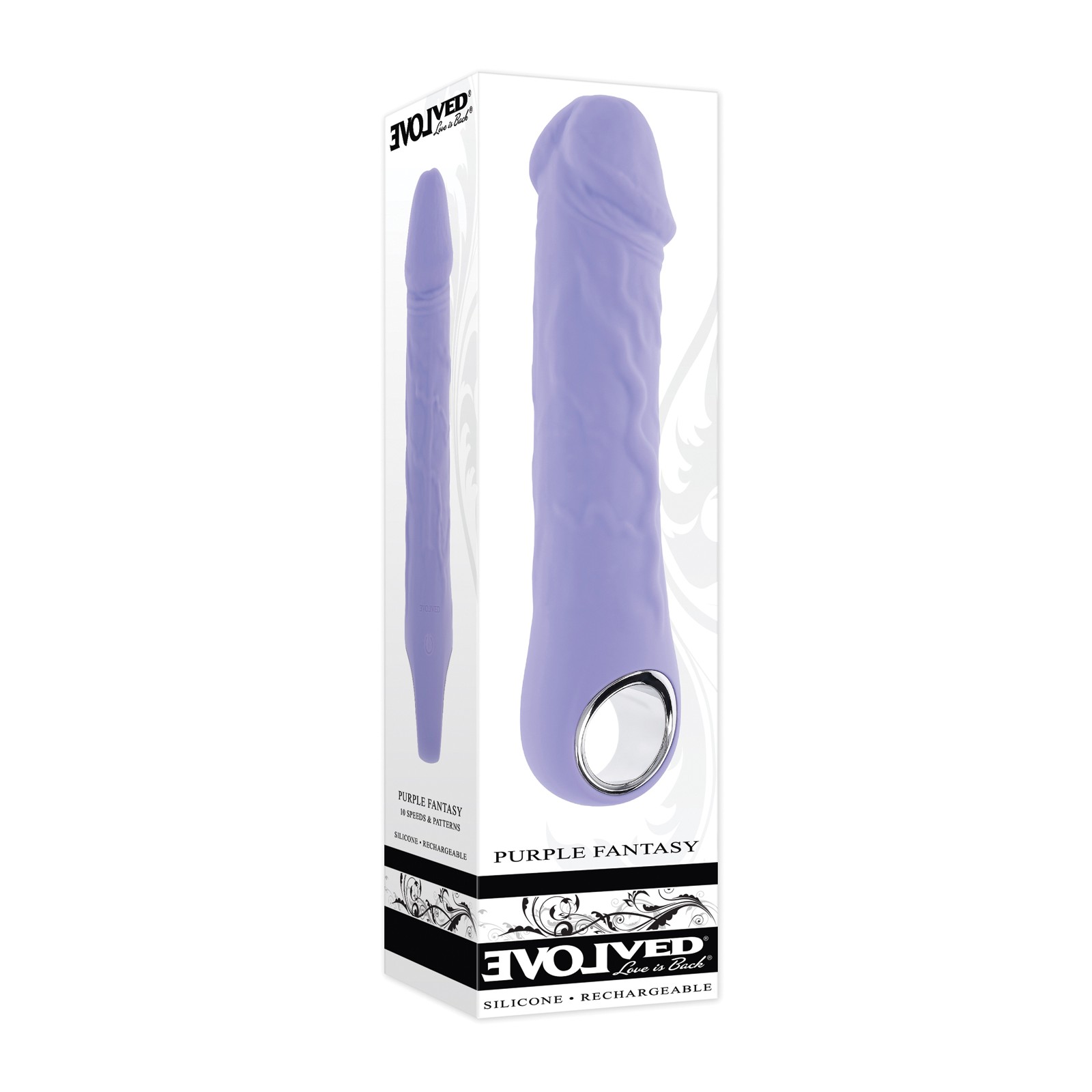 Vibrador Realista Evolved Purple Fantasy - Púrpura