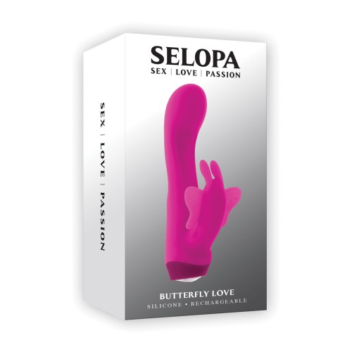 Vibrador Selopa Butterfly Love Rosa