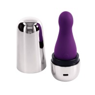 Playboy Pleasure Jet Set Vibrator Acai Silver