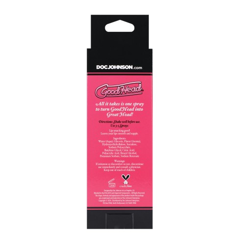 GoodHead Spray para Boca Seca 2 oz - Esencial para el Placer