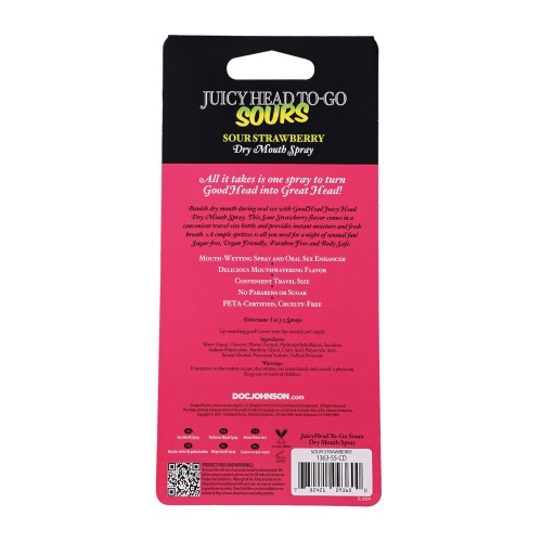 GoodHead Juicy Head Spray To-Go Sour Strawberry