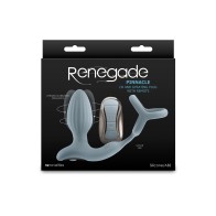 Renegade Pinnacle Cock Ring Gyrating Prostate Massager Gray