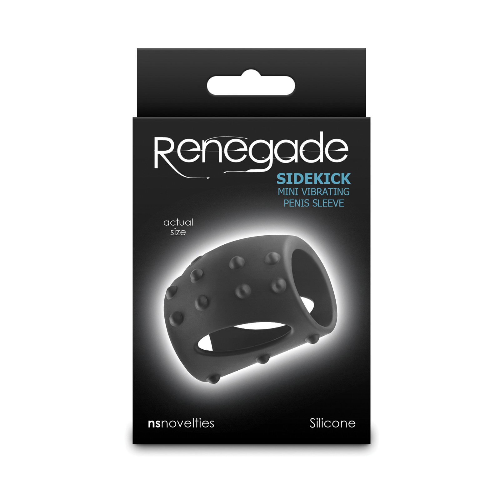 Renegade Mini Vibrating Penis Sleeve - Black