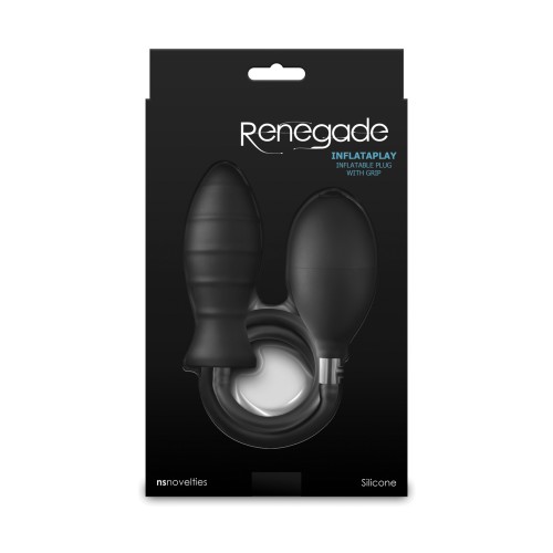 Plug Anal Inflable Renegade Inflataplay Negro