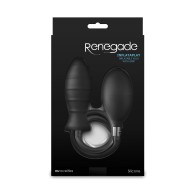 Plug Anal Inflable Renegade Inflataplay Negro