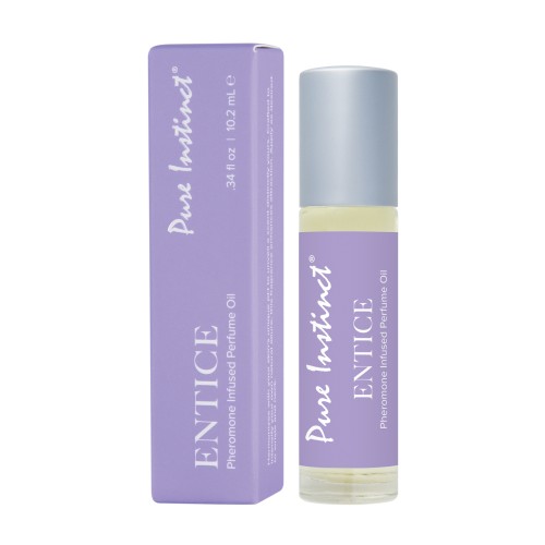 Pure Instinct Pheromone Perfume Oil Roll On Entice 10.2ml