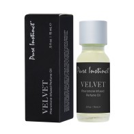 Pure Instinct Pheromone Perfume Oil Velvet 15 ml Dropper Glass