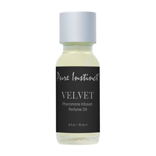 Pure Instinct Pheromone Perfume Oil Velvet 15 ml Dropper Glass