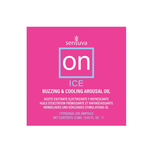 ON Ice Arousal Oil Single Use Pack