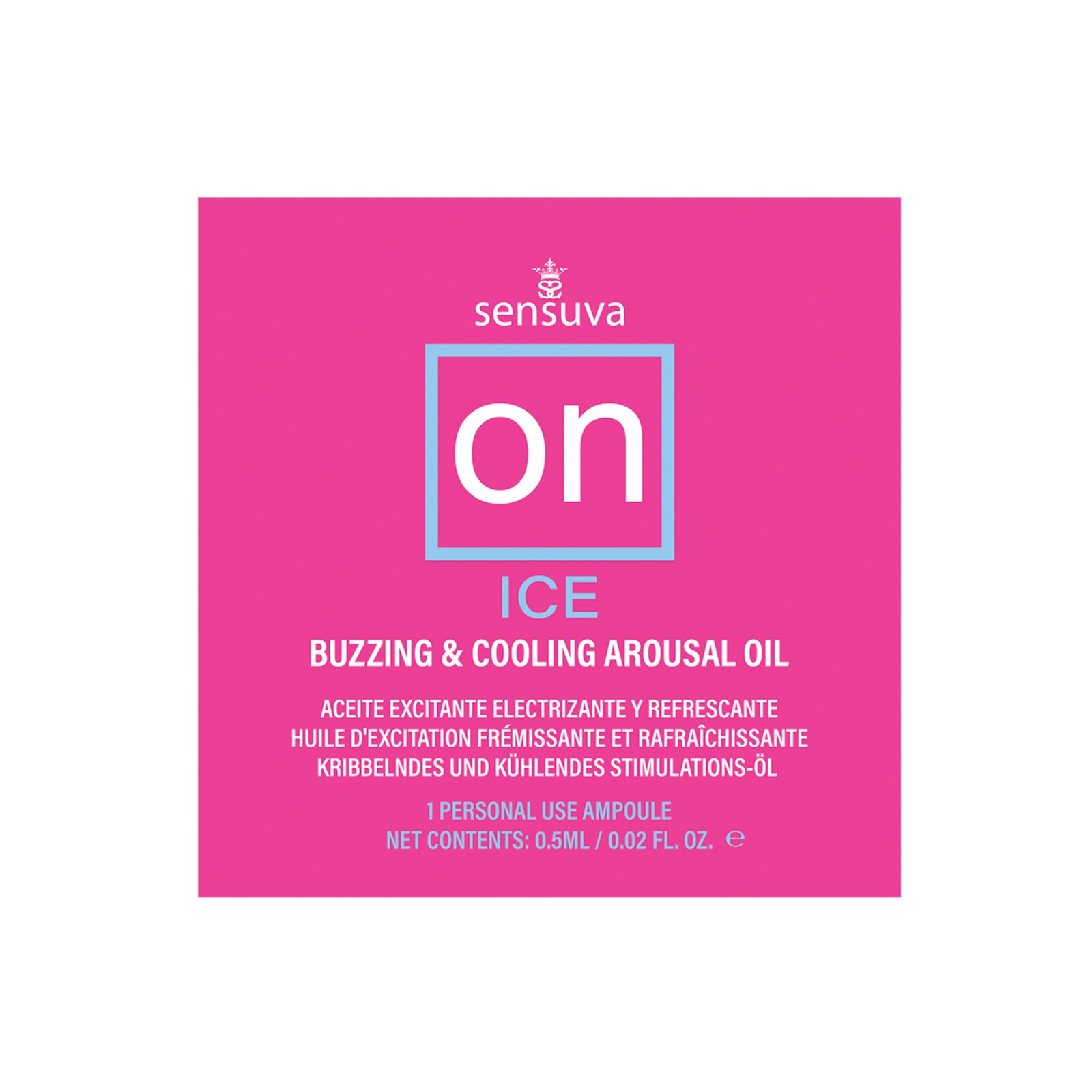 ON Ice Arousal Oil Single Use Pack