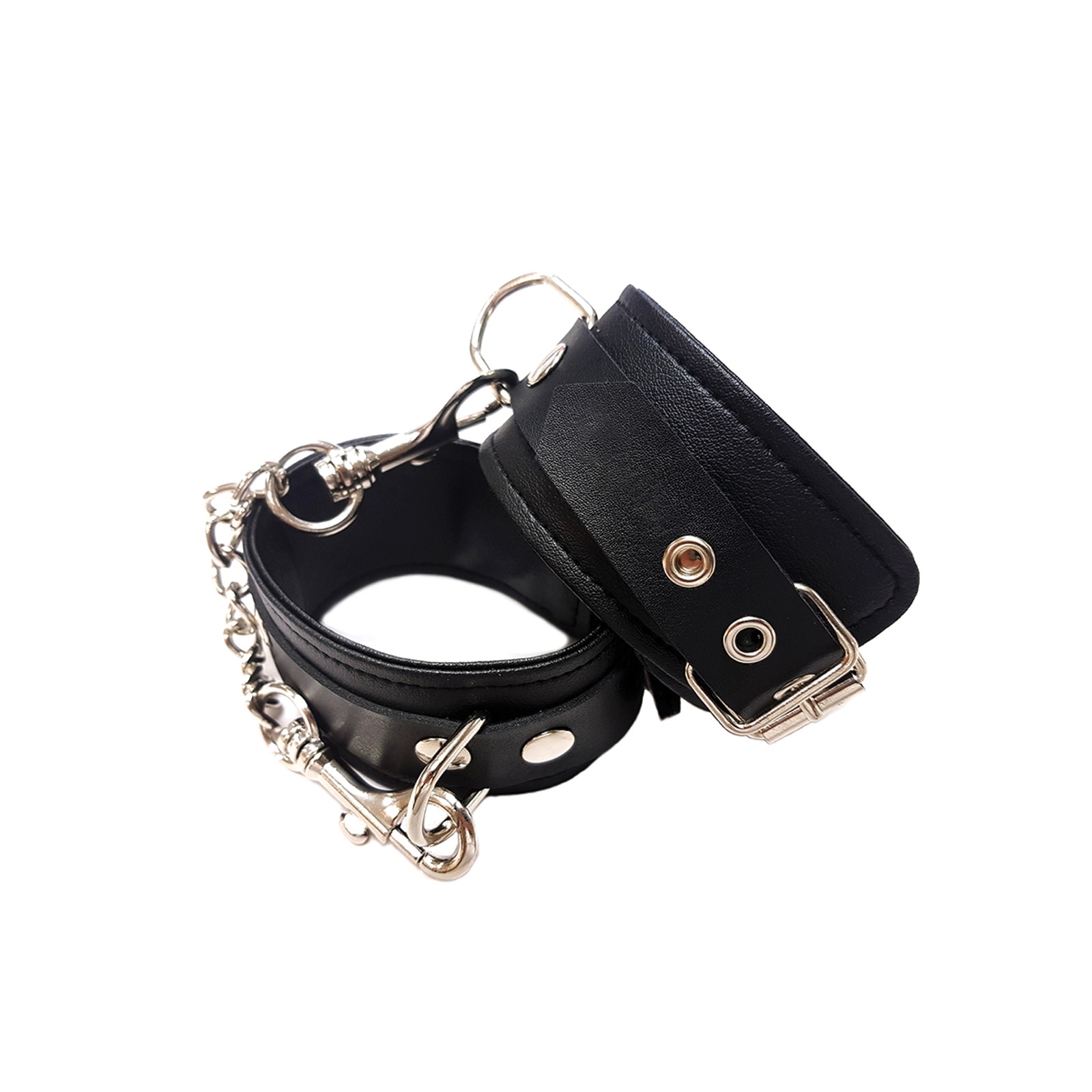 Rouge Fetish Vegan Leather Wrist Cuffs