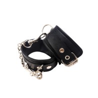 Rouge Fetish Vegan Leather Wrist Cuffs