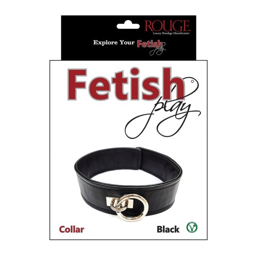 Collar de Cuero Vegano Rouge Fetish Play