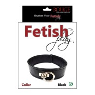 Collar de Cuero Vegano Rouge Fetish Play