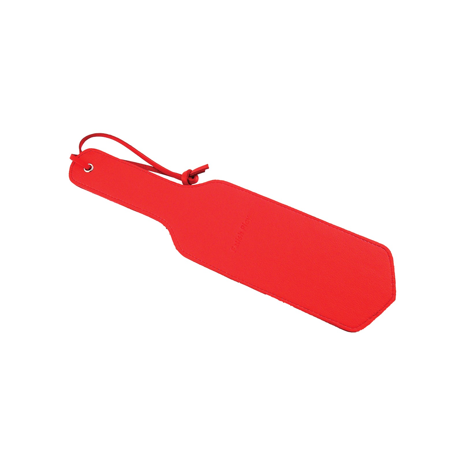 Rouge Fetish Vegan Leather Paddle Red