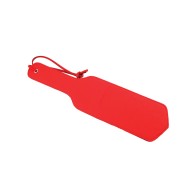 Rouge Fetish Vegan Leather Paddle Red