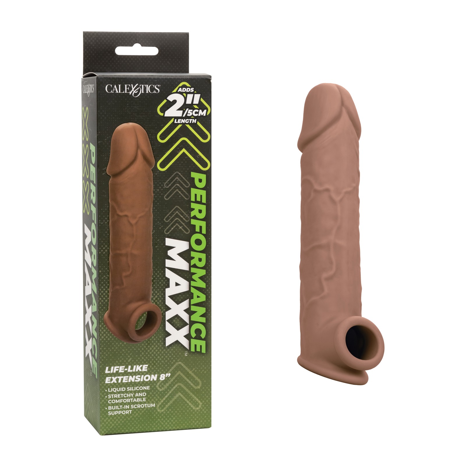 Extensión de Pene Realista Performance Maxx de 8 Pulgadas