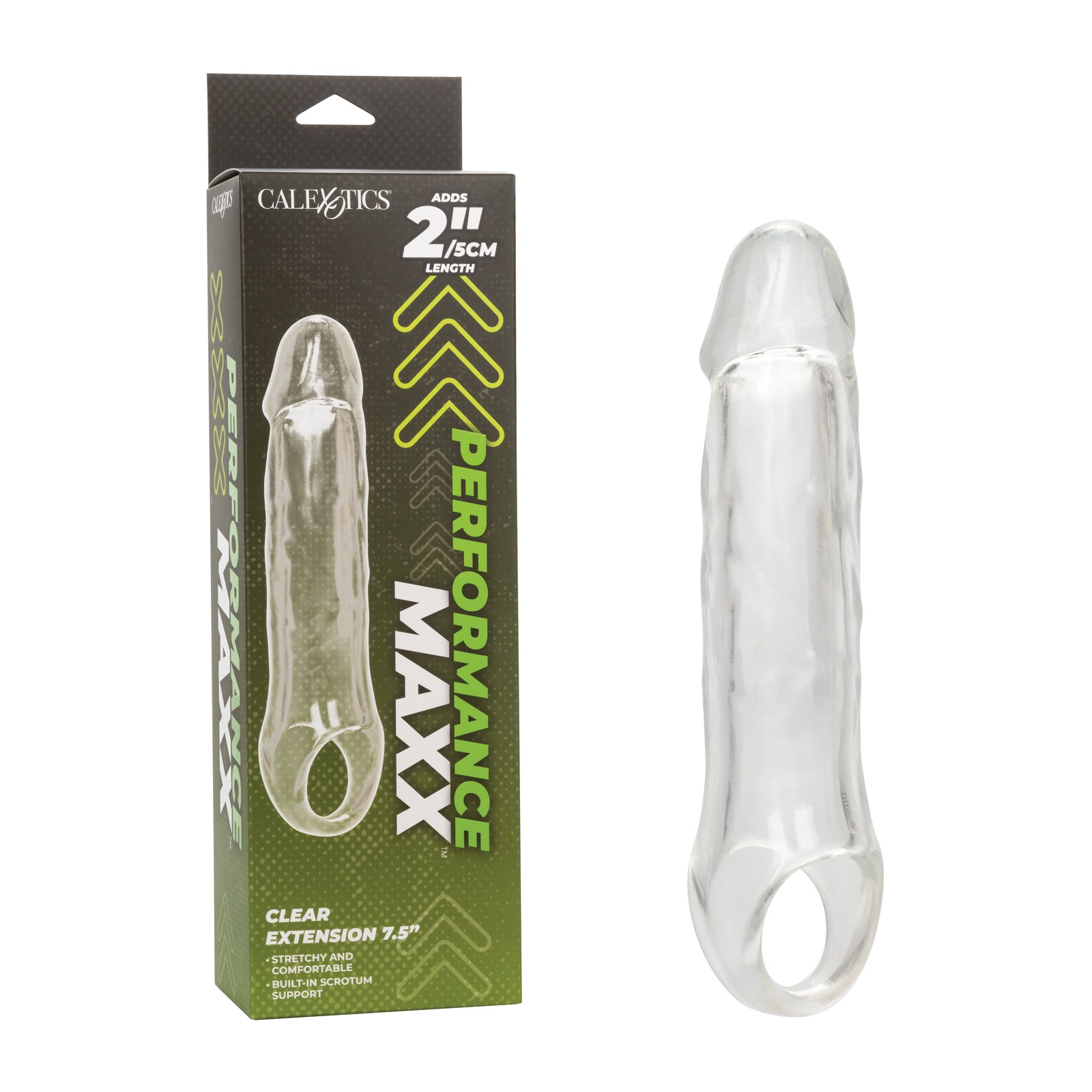 Extensión de Pene Performance Maxx de 7.5" - Transparente