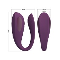 Pretty Love Aari Thumping Dual Vibrator - Purple