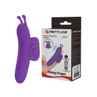 Pretty Love Snail Honey Finger Vibe for Targeted Pleasure