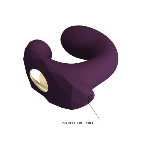 Pretty Love Billy Vibrating Dual Stimulator Purple