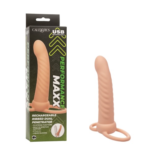 Performance Maxx Rechargeable Dual Penetrator Ivory