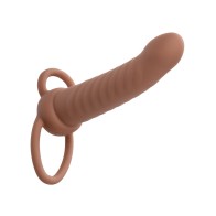 Performance Maxx Dual Penetrator - Brown - Rechargeable Pleasure