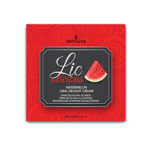 Crema Oral Delicia Lic O Licious Sandía