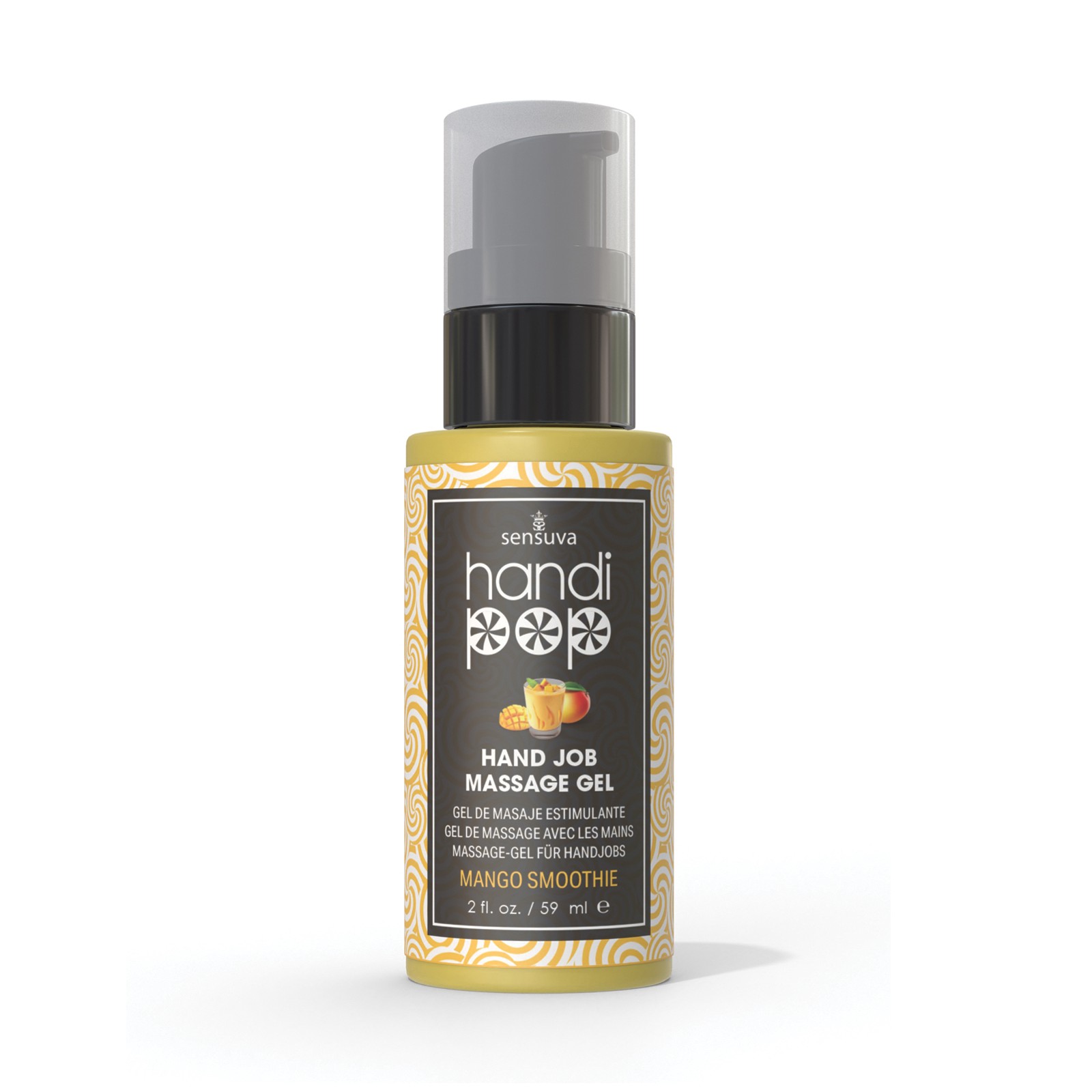 Gel de Masaje Handipop Mango Smoothie - Placer Comestible