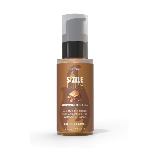 Sizzle Lips Gel Caliente 2 oz Caramelo Salado